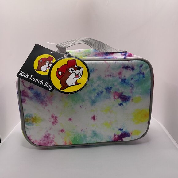 Buc-ees Kids Insulated Tie-Dye Lunch Bag With Handle & Zipper Closure Lightweigh - Picture 2 of 4